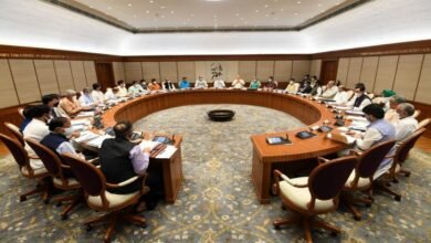 Photo of Narendra Modi Cabinet meeting : प्रधानमंत्री नरेंद्र मोदी अपने आवास पर नई कैबिनेट के साथ मीटिंग की, इन मुद्दों पर हुई चर्चा..